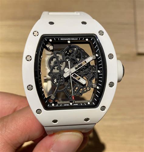 all white richard mille watch|Richard Mille bubba watson price.